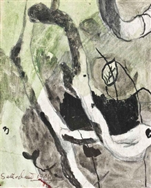 Graham Sutherland, Study for trees by the side of a lane