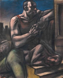 Peter Howson, Sleeping Warrior