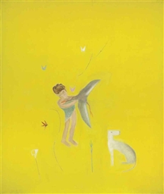 Craigie Aitchison, Boy with a Duck
