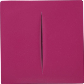 Lucio Fontana, Concetto Spaziale rosso