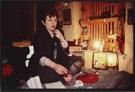 Nan Goldin, Nan at her bottom, Bowery. NYC