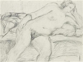 Larry Rivers, Reclining Nude Study