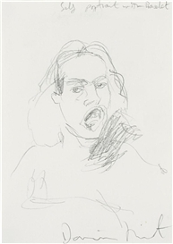 Damien Hirst, Self-portrait with bracelet