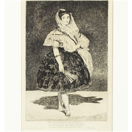 Édouard Manet, LOLA DE VALENCE, 1863 [HARRIS 72, GUERIN 23]