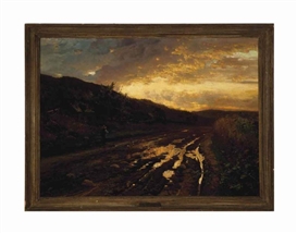 Arthur Parton, An evening after the rain