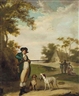 Julius Caesar Ibbetson, George Morland, A day's hunting