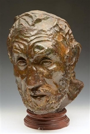 Auguste Rodin, Masque de l'Homme au nez casse (Man with the broken nose)