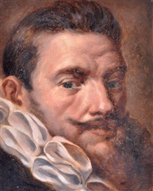 Hans von Aachen, Portrait study of a gentleman