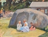 Pekka Halonen, CHILDREN PLAYING ON THE YARD