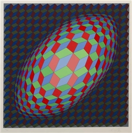 Victor Vasarely, Ovoid Cube Form