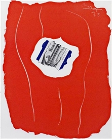 Robert Motherwell, Label Series Red
