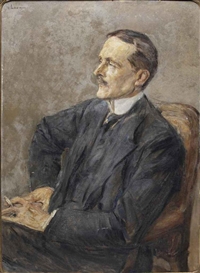 Max Liebermann, Bildnis Reichsminister des Auswärtigen Amts Ulrich Graf Brockdorff-Rantzau (1869-1928)