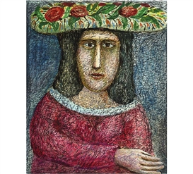 Alpo Jaakola, Woman with a Flower Hat