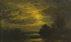 Albert Pinkham Ryder, Fisherman at Dusk