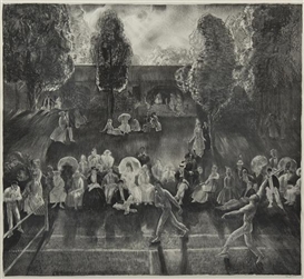 George Bellows, The Tournament (Tennis at Newport)