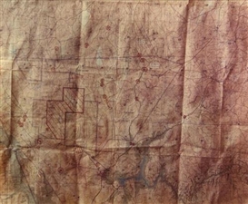 Richard Misrach, Tactical Pilotage Chart, Wendover Air Base, The Secret Hanger of the Enola Gay