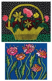 Yayoi Kusama, Flower Basket; Summer Flower