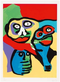 Karel Appel, Faces