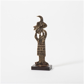 Corneille, Femme et oiseau