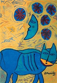 Corneille, Lune et chat