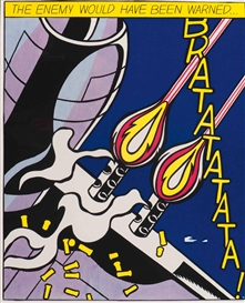 Roy Lichtenstein, As I opened fire (triptych)