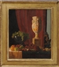 John Frederick Peto, STILL LIFE WITH FRUIT, VASE AND STATUE