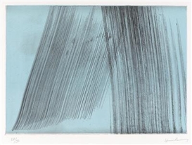 Hans Hartung, Untitled (Turquoise)