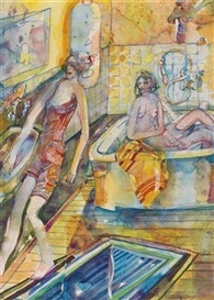 Heinz Stangl, Bathroom