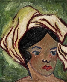 Grace Henry, GIRL WITH YELLOW SCARF