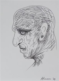Peter Howson, 7 Works ; Portrait and figure studies