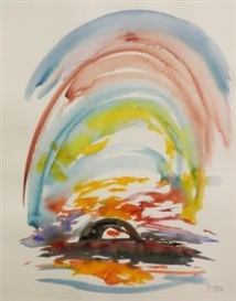 Maggi Hambling, Sunrise Orwell Estuary
