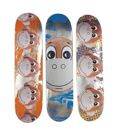 Jeff Koons, Monkey Train Skate Decks