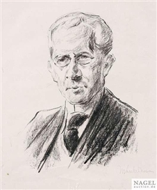 Max Liebermann, Bildnis Arno Holz