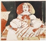 Peter Sengl, Harlekin mit Mütze ; Hessischer Puppentanz ; Harlekin ; Infantin ; Drezentänzer