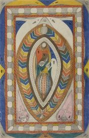 Adolf Wölfli, Die Geigerinn vom stillen Ozean. (the violinist before the tranquil ocean)