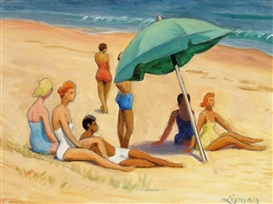 John Goodwin Lyman, Group on Provincetown Beach