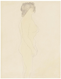 Auguste Rodin, Femme Nue Debout, De Profil Vers La Droite
