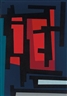 Karl Benjamin, Untitled (Tape Grid Series)