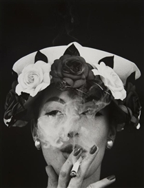 William Klein, Hat + 5 Roses, Paris (Vogue), circa 1956