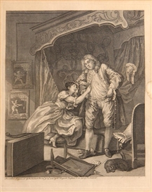 William Hogarth, 2 Works: Before; After