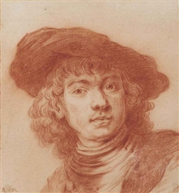 Rembrandt, Self-portrait, after Rembrandt