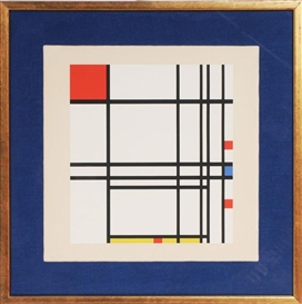 Piet Mondrian, COMPOSITION WITH WHITE, RED, YELLOW, BLUE AND BLACK