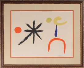 Joan Miró, YOUNG GIRL IN MOONLIGHT
