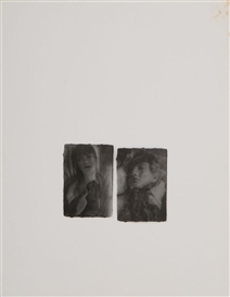 Francesca Woodman, 2 works: "TREE HOUSE" AND "TWO FACES"