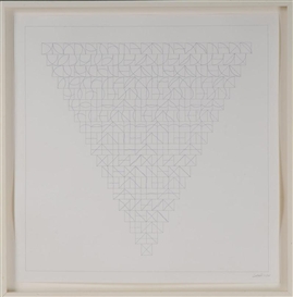 Sol LeWitt, 3 works: ARCS & LINES, 1975