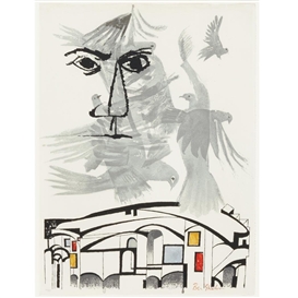 Ben Shahn, BIRDS OVER THE CITY