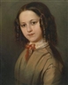 Anton Romako, Childhood Portrait of Melanie Deinhardstein