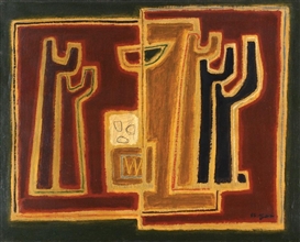 Aharon Kahana, 2 Works: Untitled