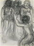 Henri Matisse, ULYSSES KNEELING BEFORE NAUSICAA AND TWO OF HER ATTENDANTS