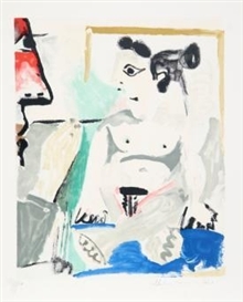 Pablo Picasso, Le Pientre et Son Modele, J-231